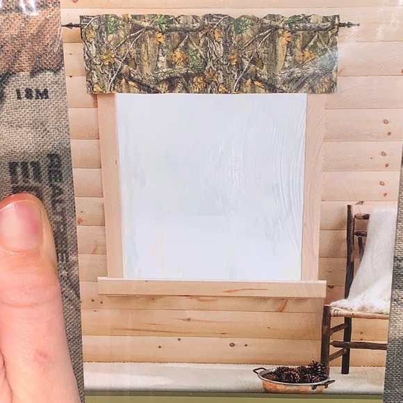 Realtree Edge 60” x 24” camouflage window valance curtain drapes man cave - Picture 4 of 4